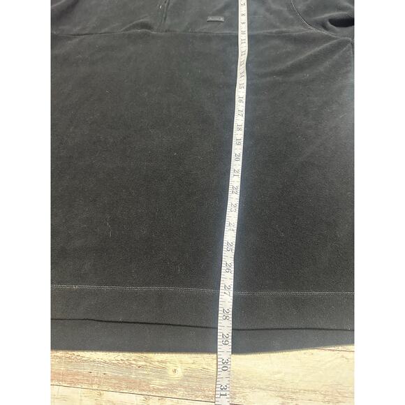 Rains Quarter Zip Fleece Men's Size XL Black Warm Pullover - Picture 5 of 5